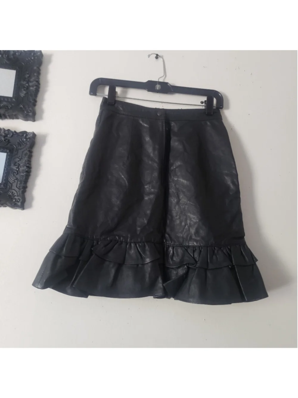 Vera Pelle Leather Skirt